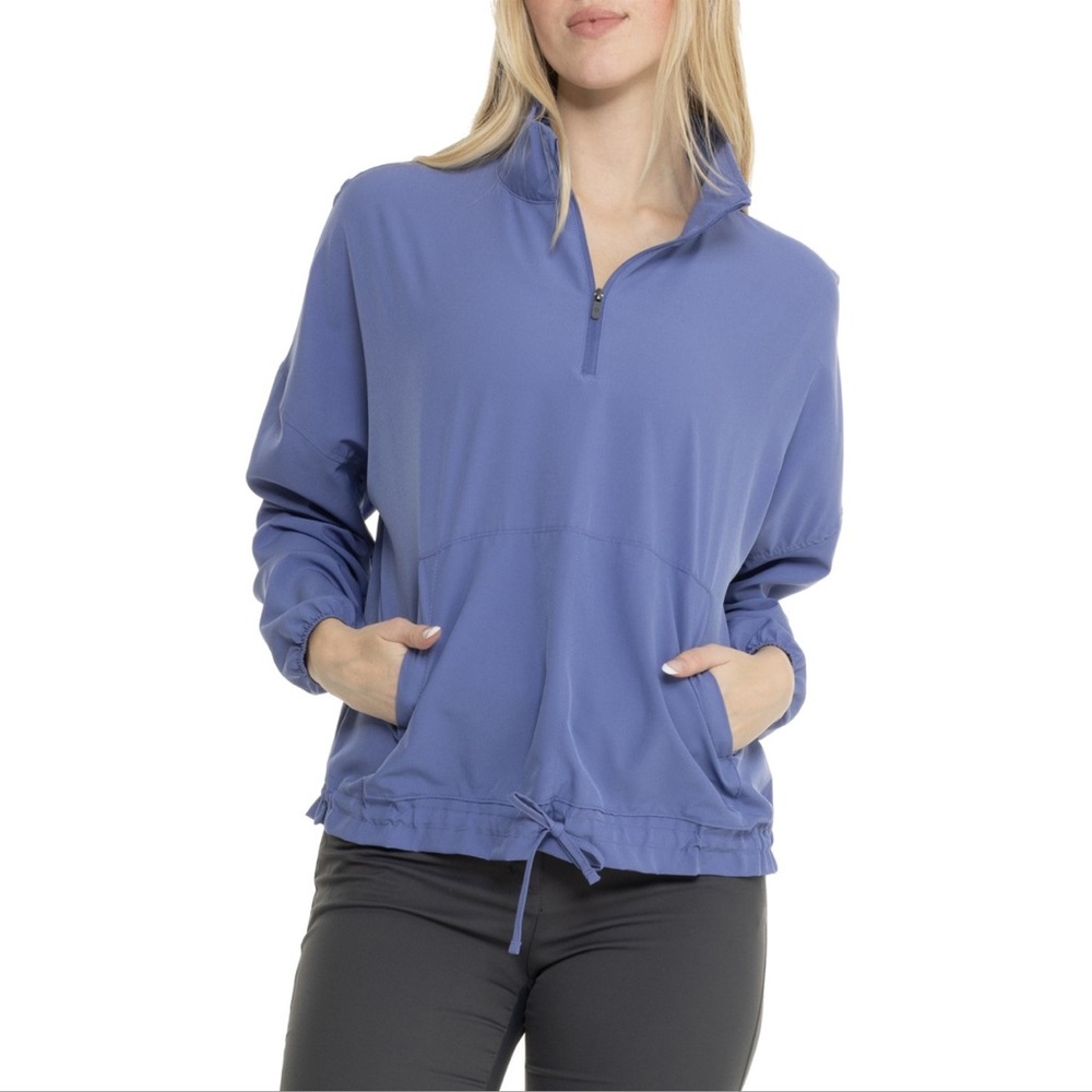 BLACK Gerry Niles Breezy Zip Neck Sun Shirt - UPF 50+, Long Sleeve